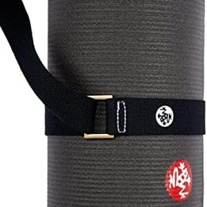 Manduka Yoga Commuter Mat Carrier – Eco-Friendly Cotton, Easy to Carry, Hands-Free, For All Mat Sizes, 68″ x 1.5″