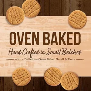 Merrick Oven Baked Dog Treats, Paw’some P’nut Butter Cookie with Real Peanut Butter, Natural Dog Biscuits – 11 oz. Bag