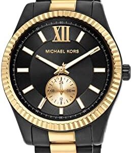 Michael Kors Lexington Men’s Watch, Stainless Steel Bracelet Watch for Men