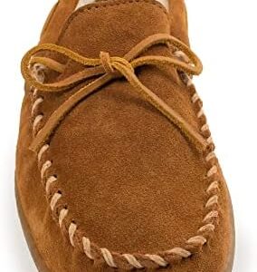 Minnetonka Men’s Pile Lined Hardsole Slipper