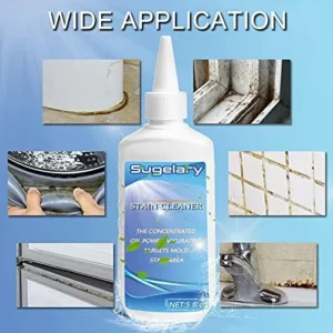 Mold Remover Gel, Household Mold Cleaner for Washing Machine, Refrigerator Strips, Grout Cleaner Best for Home Sink, Kitchen, Showers