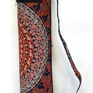 New Yoga Mat Carrier Bag Multi Floral Mandala Yoga Bags With Outer Zipped Pocket