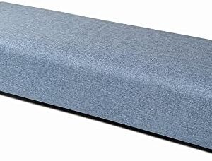 NGT new guide steps Yoga Bolster Pillow for Meditation and Support – Rectangular Yoga Cushion Foam Wedges Washable Suede Pillowcase for Men and Women with Carry Handles.…