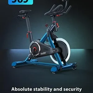 Niceday Indoor Stationary Exercise Bike, Home Cycling Bike with Hyper-Quiet Magnetic Driving System [iPad Mount] [Performance Saddle] [APP Available] [LCD Monitor] [385LB Weight Capacity]