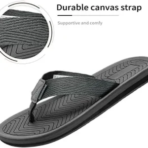 NORTIV 8 Men’s Flip Flops Thong Sandals Comfortable Light Weight Beach Shoes