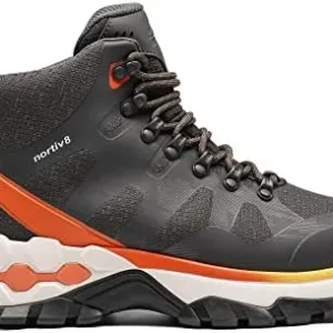 NORTIV 8 Polar Bear Series Men’s Extra Grip Waterproof Trekking Hiking Boots