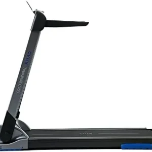 OVICX Portable Foldable Compact Home Treadmill with Shock Absorption with Bluetooth Connectivity, Fitness Tracking App, and Pulse Sensors