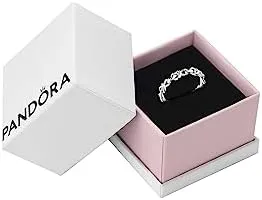 Pandora Knotted Hearts Ring – Symbol of Unbreakable Love – Promise Ring for Women – Layering or Stackable Ring – Gift for Her – Sterling Silver, With Gift Box