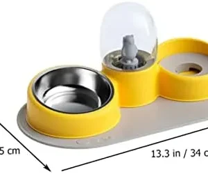 Parliky Pet Water Fountain Dog Bowls Cat Bowls Cat Feeding Bowl Cat Feeder Dog Feeding Bowls Cat Feeding & Watering Supplies Cat Water Bowl Automatic Water Feeder Food Abs Dog Feeder