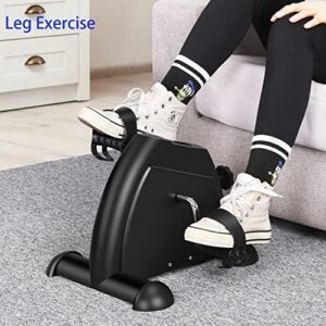 Pedal Exerciser Mini Exercise Bike for Leg and Arm Cycling Recovery Exercise Low Resistance Portable Bike