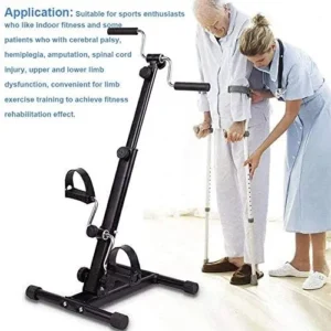 Pedal Exerciser, Physical Therapy Exercise Bike Stationary, Adjustable Resistance Arm Leg Indoor Upper And Lower Fitness Training Machine, Stroke Rehabilitation Equipment