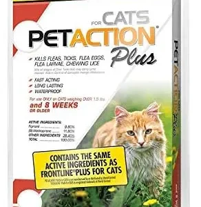 Pet Action Plus for Cats (8 Doses)