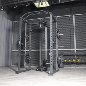 Professional Squat Rack Strength Training Equipment Home Sports Power Rack, Multifunction Squat Rack Indoor Barbell Rack Fitness Equipment Comprehensive Training Device Fitness Essentials