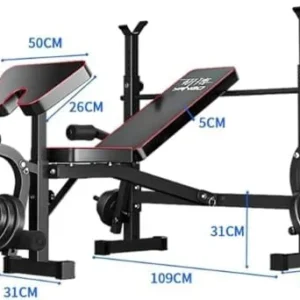 Professional Squat Rack Strength Training Equipment Home Sports Squat Rack Home Fitness Machine Weightlifting Bed, Adjustable Weight Benche Set Multifunctional Weight-Lifting Bed Weight-Lifting