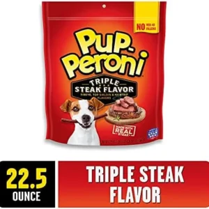 Pup-Peroni Triple Steak Flavored Dog Treats, 22.5 Ounce