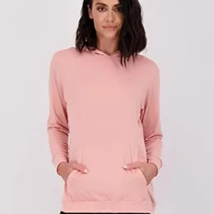 Real Essentials 3 Pack: Women’s Dry Fit Long-Sleeve Hoodie Pullover Sweatshirt Pocket – Active Lounge (Available In Plus)