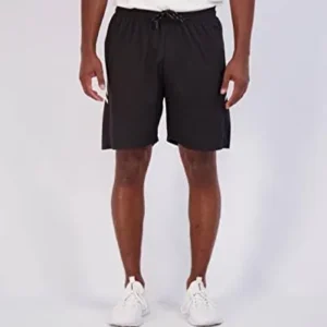 Real Essentials 4 Pack: Men’s 7″ Athletic Running Quick Dry Mesh Shorts with Zipper Pockets (Available in Big & Tall)