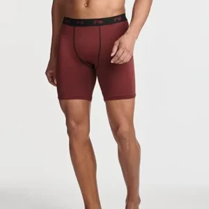 Real Essentials 5 Pack: Mens Compression Shorts – Quick Dry Performance Active Underwear (Available in Big & Tall)