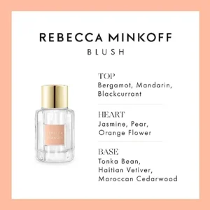 Rebecca Minkoff Blush – Bright, Feminine Eau de Parfum Fragrance for Women – Notes of Bergamot, Jasmine, and Vetiver – Long Lasting Fragrance – 3.4 oz