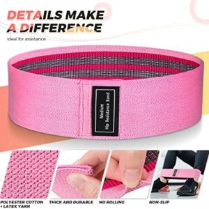 Resistance Bands, Exercise Workout Bands for Women and Men, 5 Set of Stretch Bands for Booty Legs, Pilates Flexbands