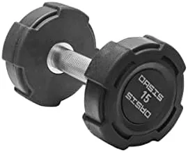 Rubber Encased Dumbbell Sets, Premium Weights Set, Exercise&Fitness Equipment for Home Gym, Hand Sets for Workout, and Strength Training – Available for 5lbs 10lbs 15lbs 20lbs 25lbs 30lbs 35lbs 40lbs 45lbs