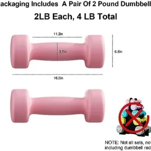 RUNWE Dumbbells Set of 2 – Cast Iron Dumbbell Pairs Options for 1 3 5 7 OR 10 LB Each, Hand Weights Sets Exercise & Fitness Dumbbell Free Weights for Child, Women, Men (Sold in One Pair Not All Sets)