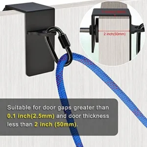 SELEWARE Door Anchor for resistance bands Home Gym Workout Door Mount Attachment for Body Weight Straps, Strength Training, Physical Therapy Exercise