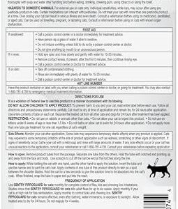 SENTRY Fiproguard for Cats, Flea and Tick Prevention for Cats (1.5 Pounds and Over), Includes 6 Month Supply of Topical Flea Treatments