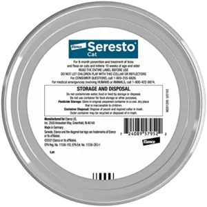 Seresto Cat Vet-Recommended Flea & Tick Treatment & Prevention Collar for Cats, 8 Months Protection | 2-Pack