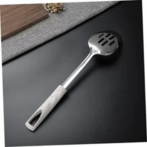 Serving Utensils Baking Strainer Spider Strainer Kitchen Skimmer Spoon Vacuum Handle Spoon Cooking Utensils Kitchen Gadgets Stainless Steel Flatware Kitchenware Suite Household