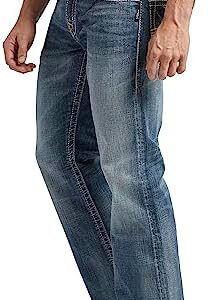 Silver Jeans Co. Men’s Zac Relaxed Fit Straight Leg Jeans