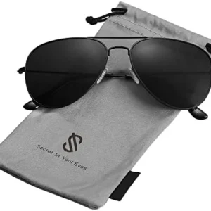 SOJOS Classic Aviator Polarized Sunglasses for Men Women Vintage Retro Style