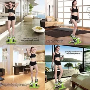 Stepper,Exercise Step Machine Intrusive Hydraulic Mini Load Up to 100 Kg with Display Sports Fitness Equipment Indoor Sports