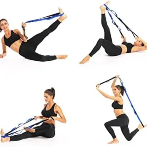 Stretching Strap With Loops Non-Elastic Yoga Straps For Stretching Stretching Bands Flex Strap