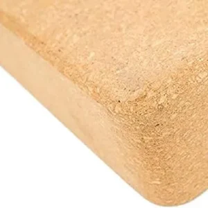 SVY Cork Yoga Blocks, 2 Pack, 9”x6”x3”, High Density Solid Natural Cork Yoga Brick with Comfortable Edge to Improve Balance, Strength and Flexibility