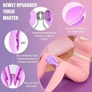 Thigh Master Thigh Exerciser for Women, Enhanced Resistance Hip and Pelvis Trainer, Inner Thigh Exercise Equipment Kegel Exercise Products for Women Home Gym