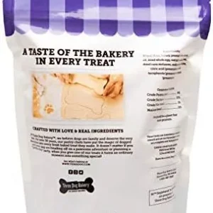 Three Dog Bakery Crunchy Classic Animal Crackers, Peanut Butter Flavor, Premium Treats for Dogs, brown, 13 oz