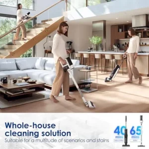 Tineco Floor ONE S7 Combo Smart Multi-Function Cleaner, Suitable for Whole-House Cleaning, Self-Cleaning, Extended Battery Lifespan, ZeroTangle Brush, Dual-Edge Cleaning, Safe for Children and Pets