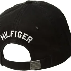 Tommy Hilfiger Men’s Cotton Billy Adjustable Flap Baseball Cap