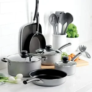 Tramontina Primaware 15 pc Nonstick Cookware Set – Silver, 80143/035DS