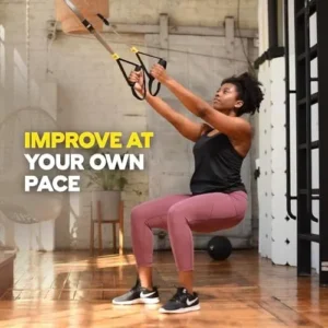 TRX GO Suspension Trainer System, Full-Body Workout for All Levels & Goals, Lightweight & Portable, Fast, Fun & Effective Workouts, Home Gym Equipment or for Outdoor Workouts, Grey