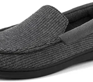 ULTRAIDEAS Men’s Carver Slippers Moc Loafer House Shoes Memory Foam