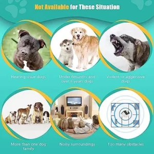 Ultrasonic Dog Barking Control Devices & Dog Training Tools, Automatic Bark Outdoor Waterproof Bark Box with 3 Levels & 50 FT Range, Dog Barking Deterrent Safe for Human & Dogs