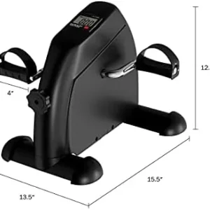 Under Desk Bike and Pedal Exerciser – At-Home Physical Therapy Equipment and Exercise Machine for Arms and Legs with LCD Screen by Wakeman Fitness