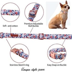 Unique style paws Dog Collar Metal Buckle Collar Gift for Small Medium Large Boys Girls Dogs