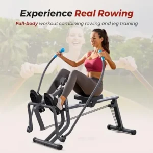 UTRYUP Sculls Rowing Machine, Compact Rowing Machines for Home, Extra-Long Rail, 265 lbs Weight Capacity