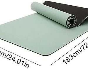 Versatile Exercise Mat, Non-Slip Fitness Mat, Yoga Exercise Surfaces, Reusable Gym Mat, Carrying Strap Fitness Mat, Joint-Friendly Pilates Mat, Men Women Kids Workout Mat Reusable Non-Slip Mat