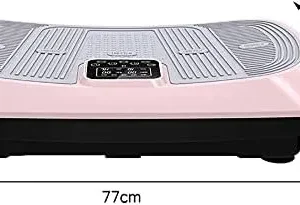 Vibration Plate Exercise Machine – Whole Body Workout Vibration Fitness Platform w/Loop Bands – Home Training Equipment for Weight Loss Toning