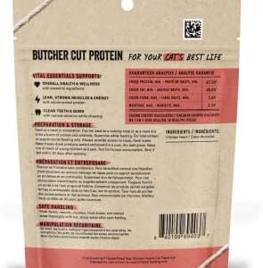 Vital Essentials Freeze Dried Raw Single Ingredient Cat Treats, Chicken Hearts, 0.8 OZ