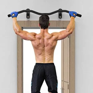 Wall Mounted Pull Up Bar, Chin Up Bar Dip Station with 2 Grip Positions, Power Tower Set Strength Training Equipment, Screws Installation